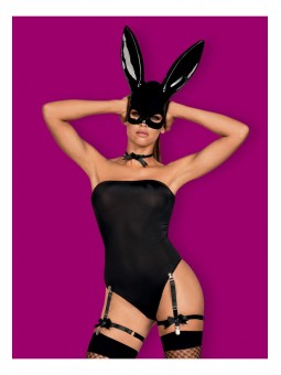 Bunny Costume Noir OBSESSIVE